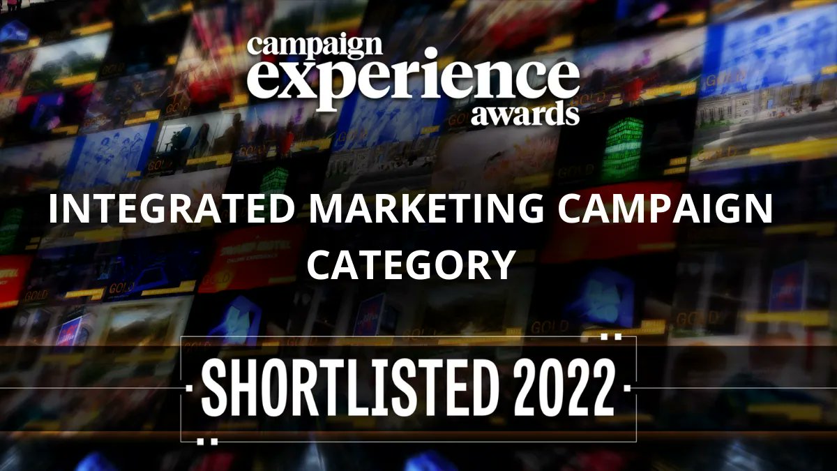 CxExperience's tweet photo. Congratulations to:
@Adobe 
@weareamplify for @netflix
@weareamplify for @westfieldlondon

For being shortlisted in the #CampaignExperience Awards Integrated Marketing Campaign category (1/2)

https://t.co/SXwmAlrNN7 https://t.co/z7abUPlrUs