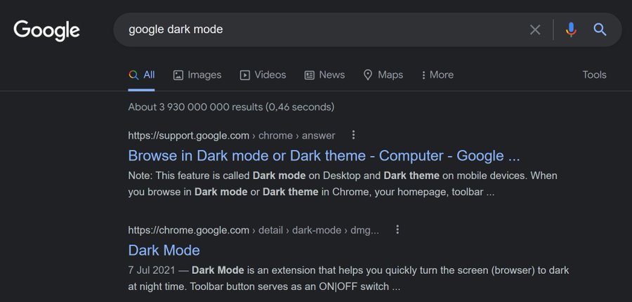 Why is Google black today? How Chrome dark mode works, what the new screen  looks like and how to turn it off