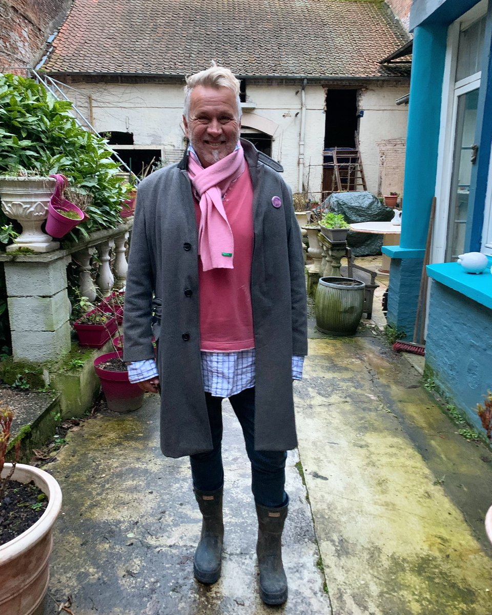 drgregussher's tweet photo. Getting ready for a day on our petite farm at Le Parcq. Eunice is blowing a gale but I’ll busy myself in the chalet - painting and prettying and readying for the influx of Aussie visitors in spring and summer now that the borders are reopening. #chompingatthebit #vivelafrance https://t.co/aX5H1idK2X