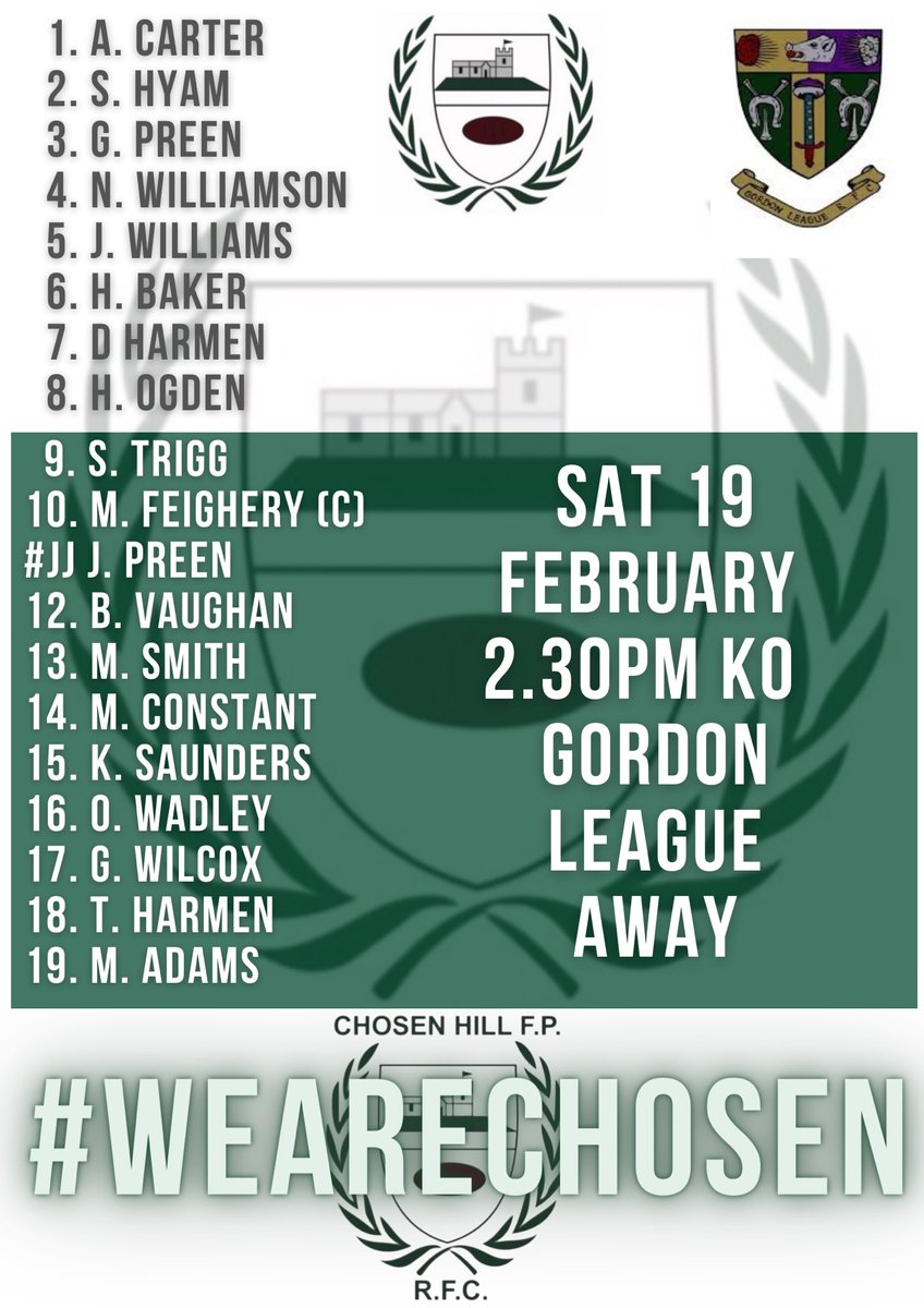 Chosen Hill FP RFC tweet media
