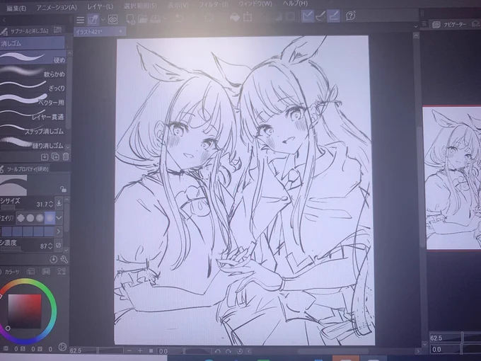 キーリちゃん、カスミちゃんを描こうかなぁ☺️✏️ 