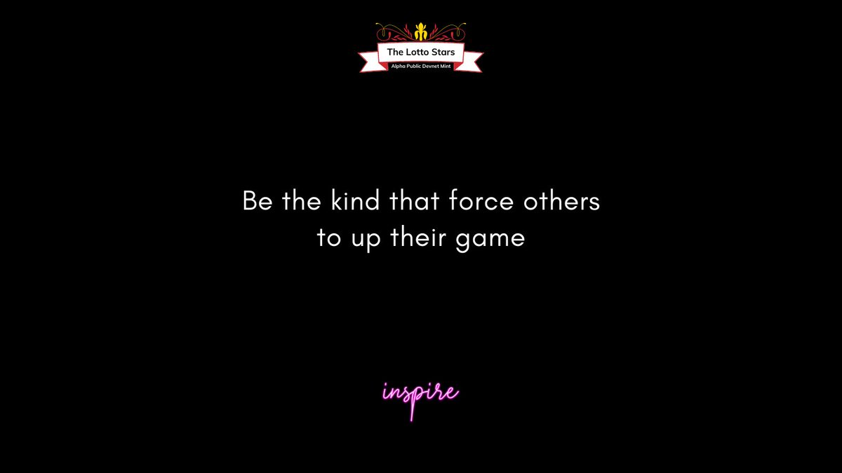 TheLottoStars's tweet photo. "That kind and that kind only"  - xxxxxx

Every interaction will be considered

#SolanaNFTs #Solana #NFTWhitelist #Whitelisting https://t.co/O3WBIkJY98