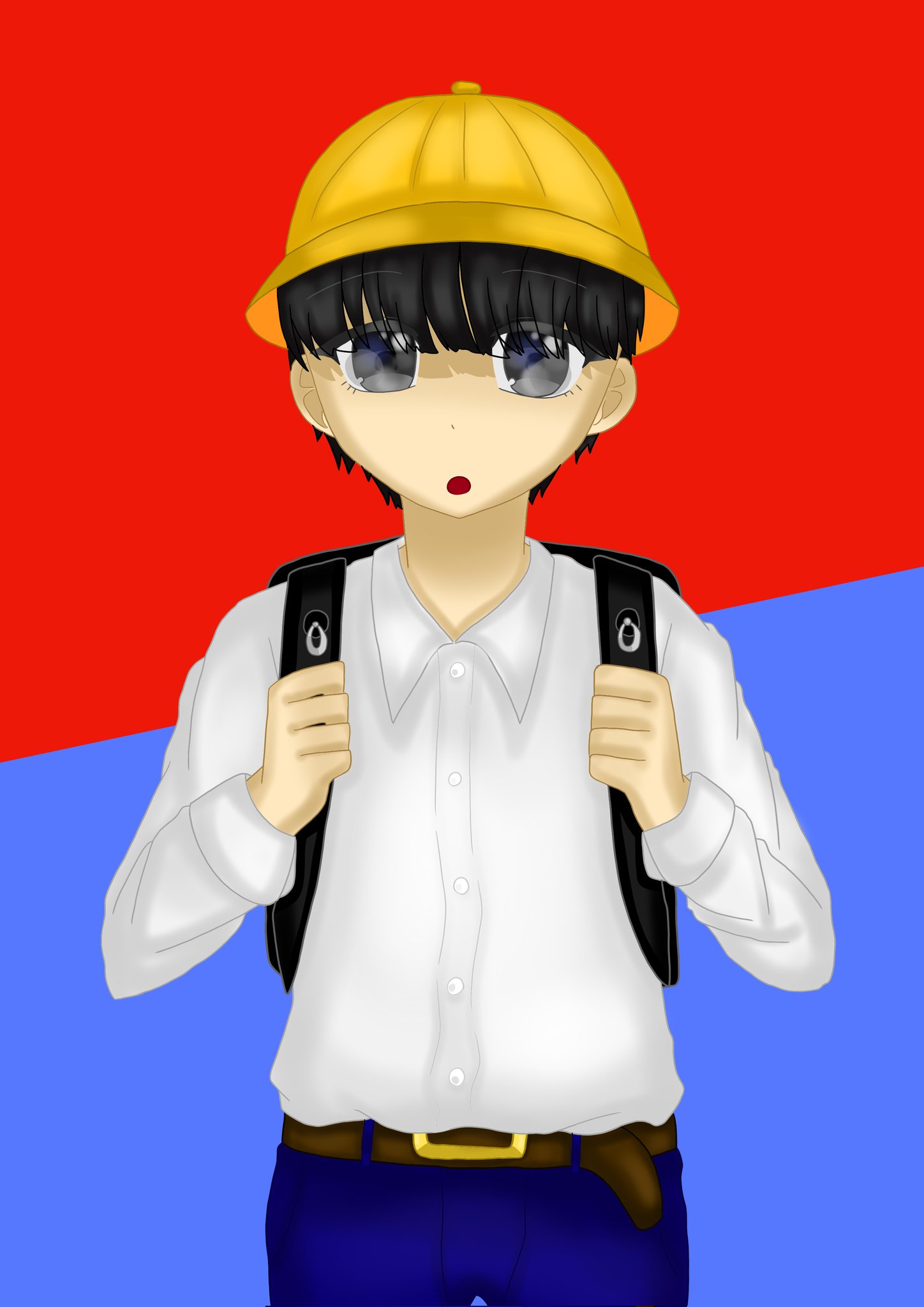 わわ バンカラジオさんのやねすけくん描きました 前髪描くのと影付けんのが楽しかった なぜかレイヤー数がきいこの倍に バンカラジオ コメディ イラスト デジタルイラスト やねすけ T Co Nxgb9uegmf Twitter