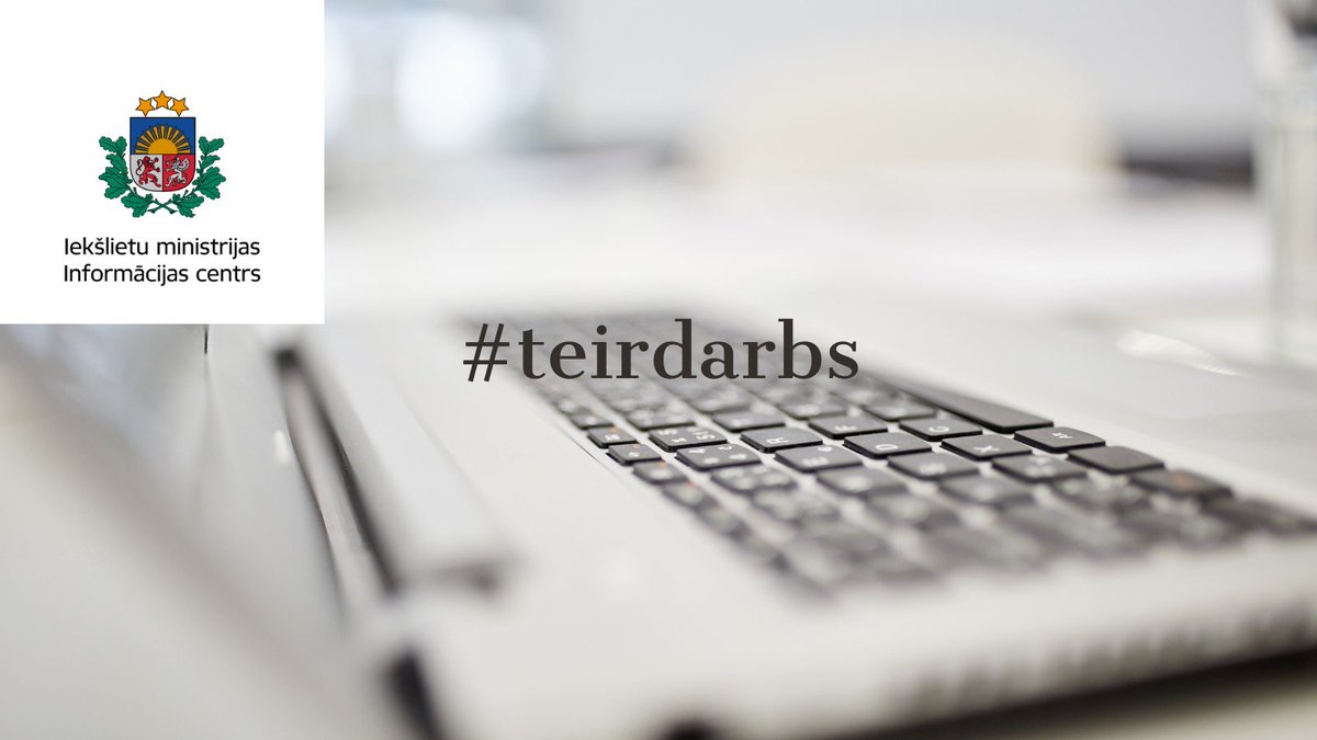 #teirdarbs
Iekšlietu ministrijas Informācijas centrs aicina darbā informācijas drošības vadītāju, vecāko datortīkla administratoru, juristu un IT pakalpojumu pārvaldības procesu konsultantu!⚙️ Vairāk par vakancēm un pieteikšanos - ic.iem.gov.lv/lv/vakances.
