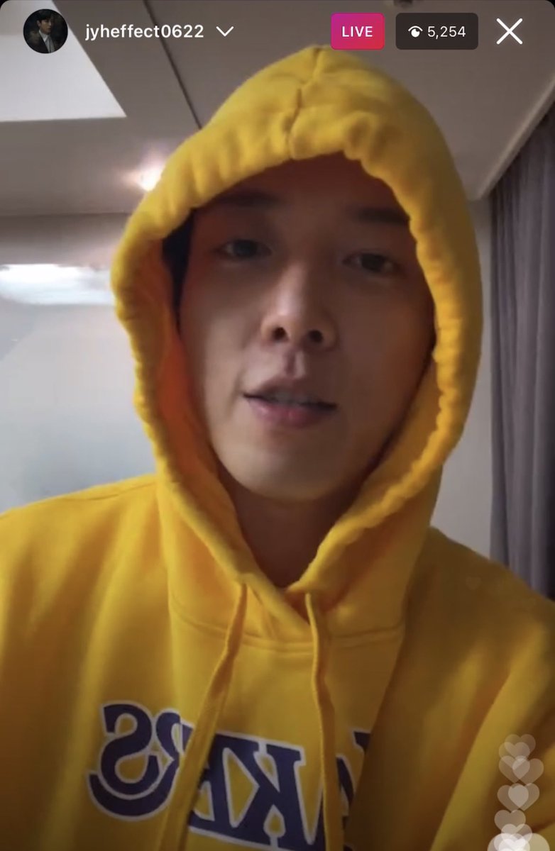 <a href="/JYHeffect/">정용화</a> 라이브 あじゃーっす😆😆❤️❤️
푹 쉬고 내일부터 다시 촬영 화이팅!!!