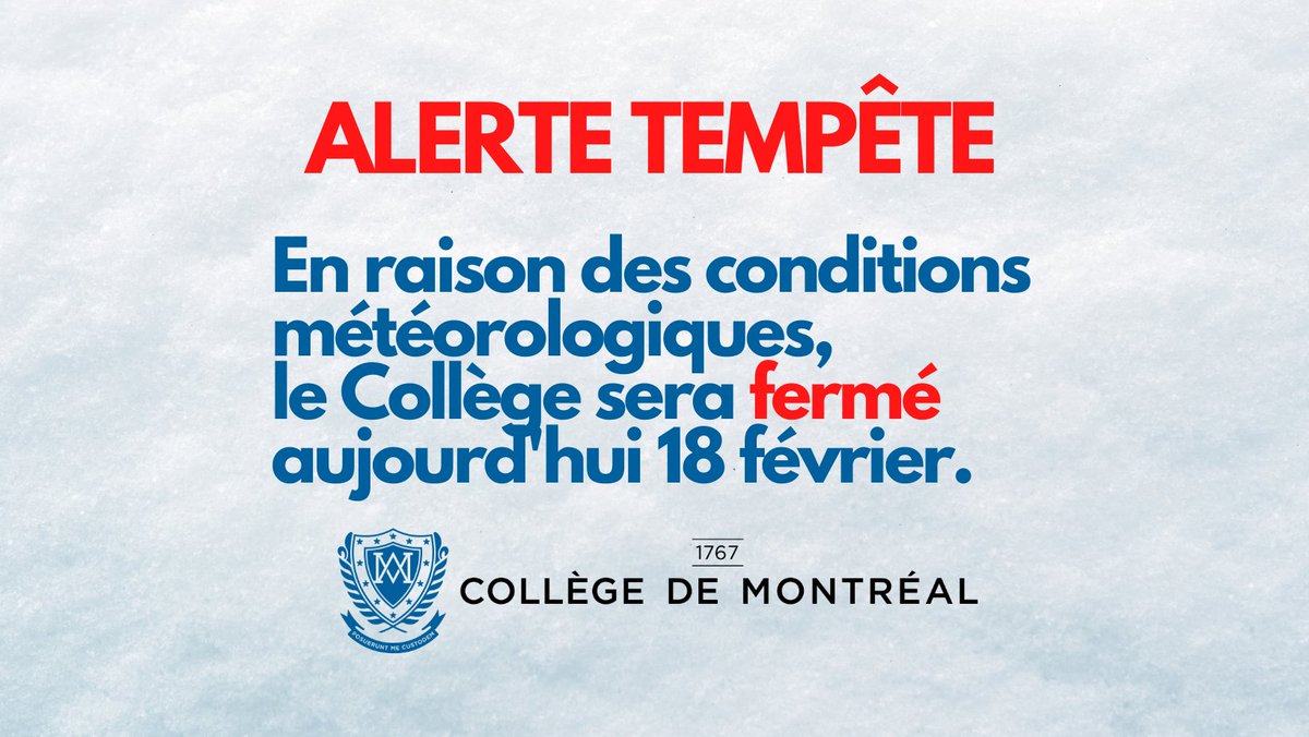 Collège de Montréal tweet media