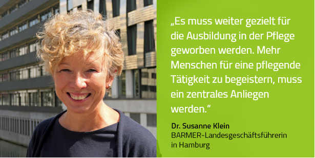 #Hamburg droht in den kommenden Jahren ein größerer #Pflegenotstand als derzeit angenommen. Bis 2030 wird es in der Hansestadt etwa 21.000 mehr #Pflegebedürftige geben als bislang vorhergesagt, zeigt der BARMER Pflegereport. Zu unserer Pressemitteilung: barmer.de/p018298