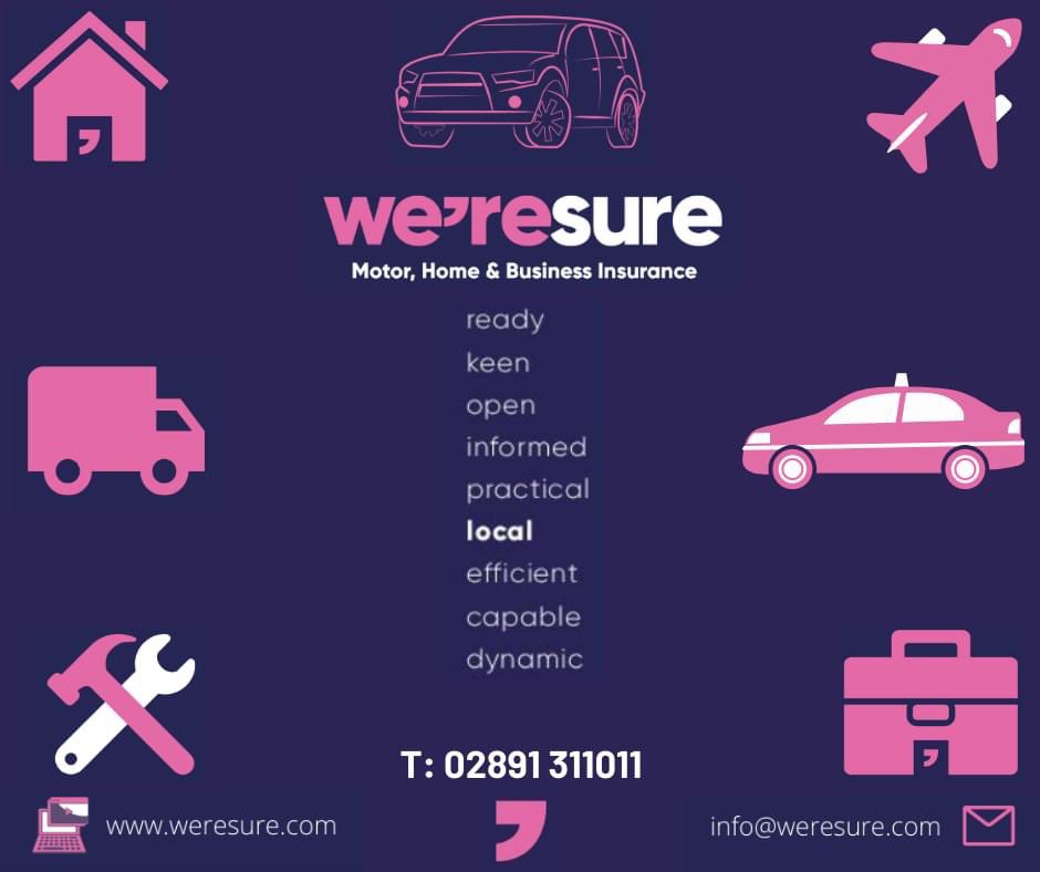 Whatever your insurance needs, We'reSure we've got you covered...

🚗 Car Insurance
🏠  Home Insurance
🚚 Van Insurance
🛠  Liability Insurance
💼 Business Insurance including Motor Fleet
✈️ Travel Insurance including Covid Cover
🚖 Taxi  Insurance
