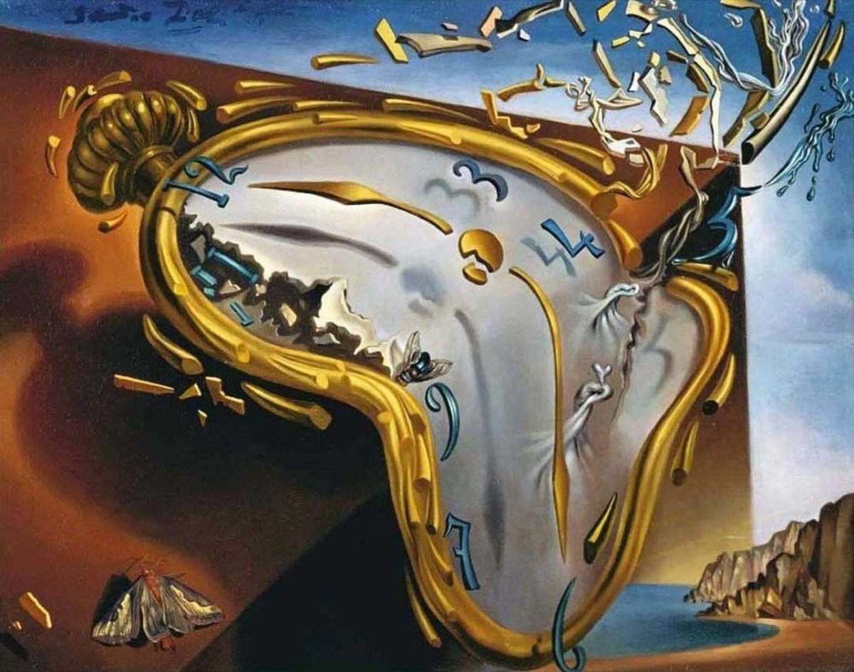 "Mükemmellikten korkmayın, zaten asla elde edemeyeceksiniz" - Salvador Dali.

Salvador Dali, "Patlamanın ilk Anında Yumuşak Saat" 1954. Sürrealizm.