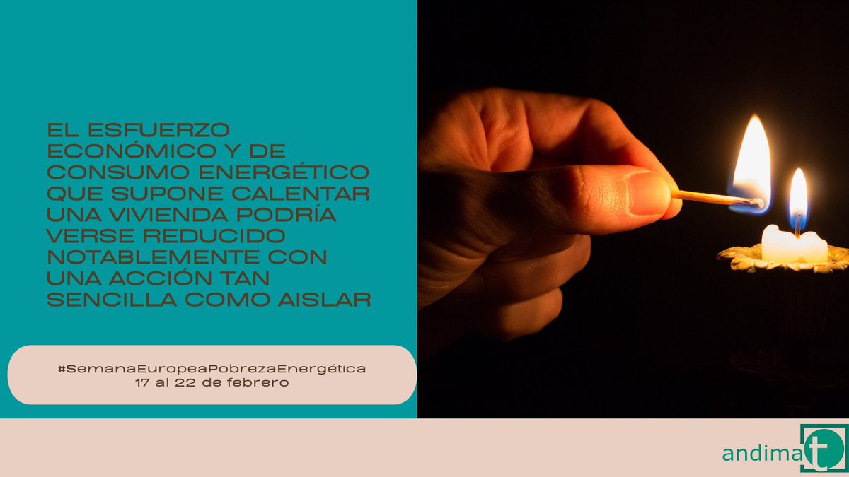 ¿Sabías que el 9,6% de la población española sufre #pobrezaenergética y el 25% padece pobreza energética oculta? ✔️Celebramos la Semana Europea de la Pobreza Energética.
🗓️ 17 al 22 de febrero 
ow.ly/GP6k50HYug2