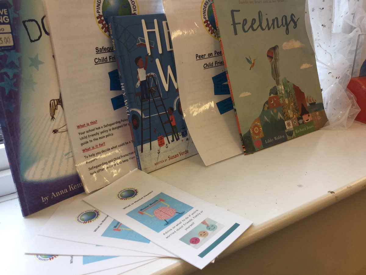 PindersPrimary's tweet photo. Reading and learning about mental well-being is important. Year 3 took some time to reflect and read their leaflets. We have put some in our reflection area too so the information is always available #ppwellbeing #ppyear3 https://t.co/dAAJAlwR78
