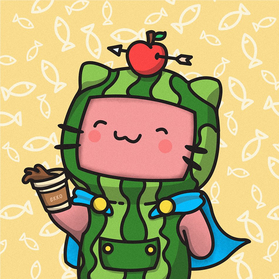 Ekkoturtle's tweet photo. I did a Fan-art of @NemuruNekosNFT and mashed it up with my @PlanktoonsNFT! 💚

#FANART #NFTCommmunity #NFTartist #Planktoons #NemuruNekos https://t.co/50NiyxeOxc