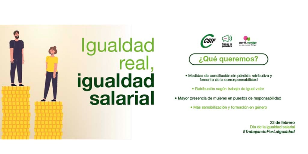 🟢La pandemia agrava la discriminación de las mujeres en el trabajo: los ERTES disparan la brecha salarial.

#CSIF presentará este lunes en rueda de prensa (11:00h) un informe sobre la brecha salarial de género
Síguela aquí: youtu.be/33kmjt09DrY
#DíaIgualdadSalarial