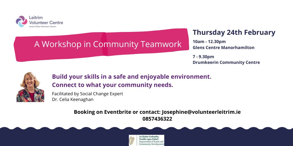 Delighted to bring this workshop to North Leitrim. 
#community #leitrim #teamwork @leitrimvc  
<a href="/leitrimdevco/">Leitrim Development Company. 🇮🇪🇪🇺🇺🇦🇵🇸</a> @Glenscentre <a href="/leitrimppn/">Leitrim PPN</a>
