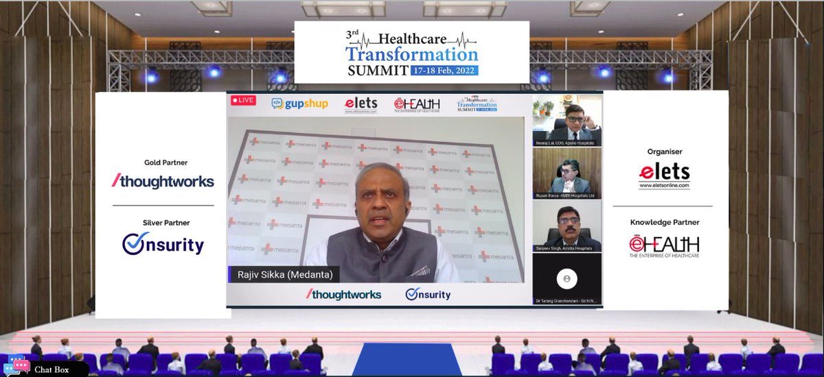 ehealthonline's tweet photo. Rajiv Sikka, Chief Information Officer, @medanta - The Medicity, said, “AI-driven technology in X-rays has improved the work process in Medanta, Gurugram.”
To Attend: https://t.co/XXXALhsJjm
#EletsHTS #EletsHealth #HealthIT #Healthcare https://t.co/Yn2nsZQB10