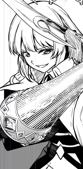 エーデル- Delight初日お疲れ様でした〜!初手からものすごくて最初からライブまで隅から隅まで見どころ満載の目が幸せになる舞台でした!!#スタァライト #青嵐 BG』上巻発売中!3月8日発売の #月ブシ 4月号は、1話まるまる「BLUE ANTHEM」回!!その作業途中の線画を公開中! 