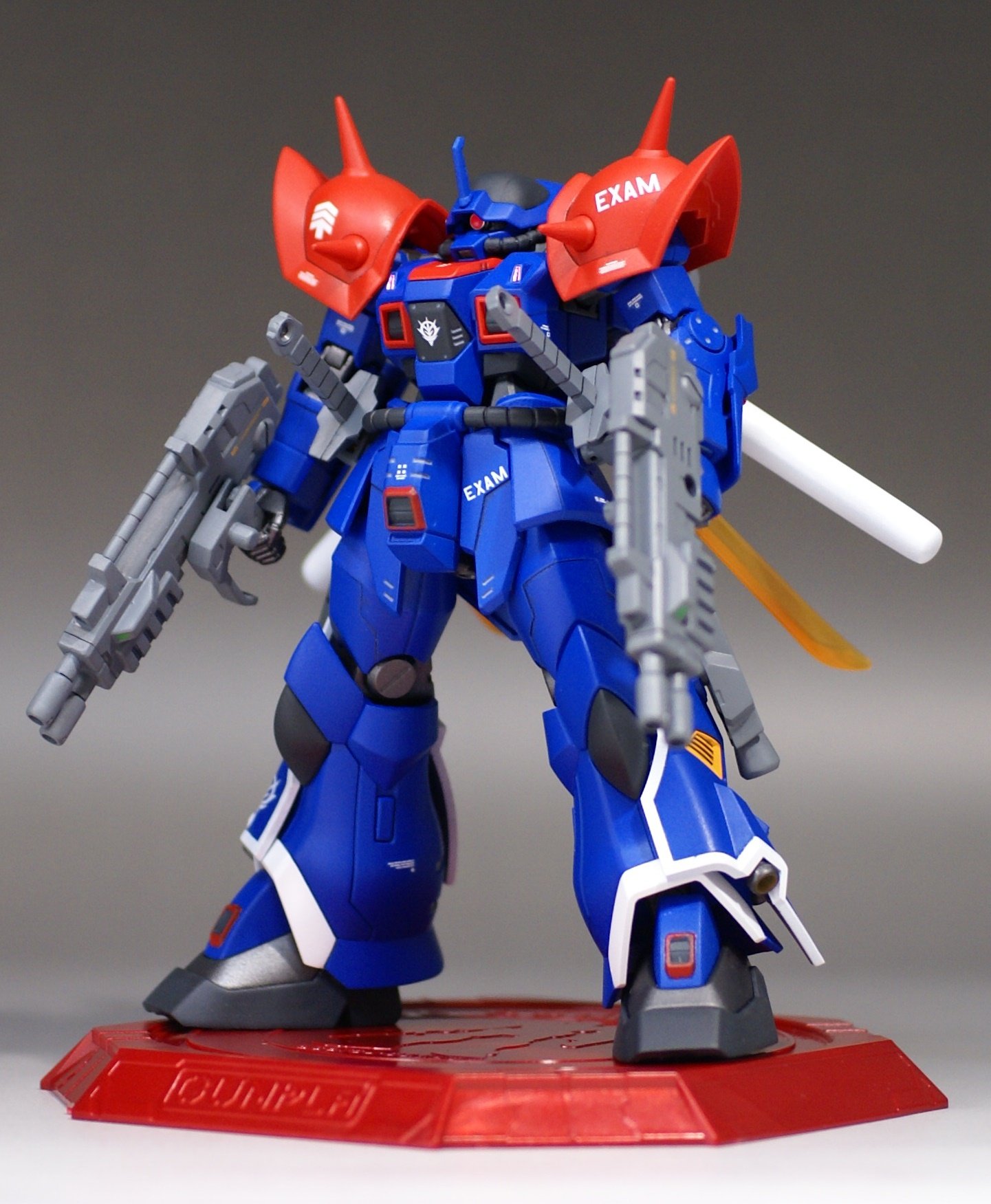 A Dige 粉模展 Hgucイフリート改宇宙仕様完成しました ガンダムベース限定 メタリックグロスインジェクションを塗装して完成させました パーツの取り外しで地 宇仕様両方再現できます モノアイはhiqパーツのメタルパーツを使用しました ガンプラ