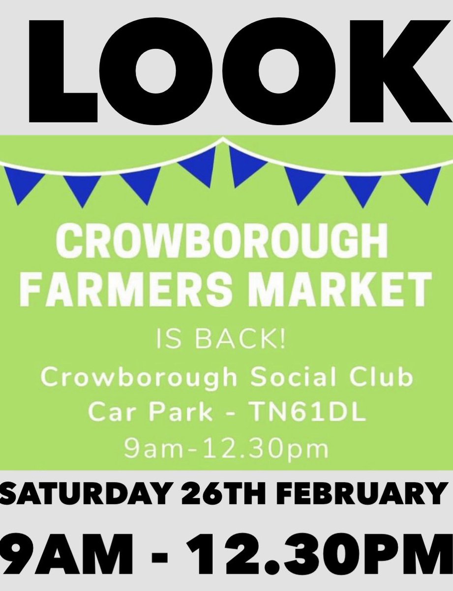 #farmersmarket #Crowborough #crowboroughsocialclub #TheSocial