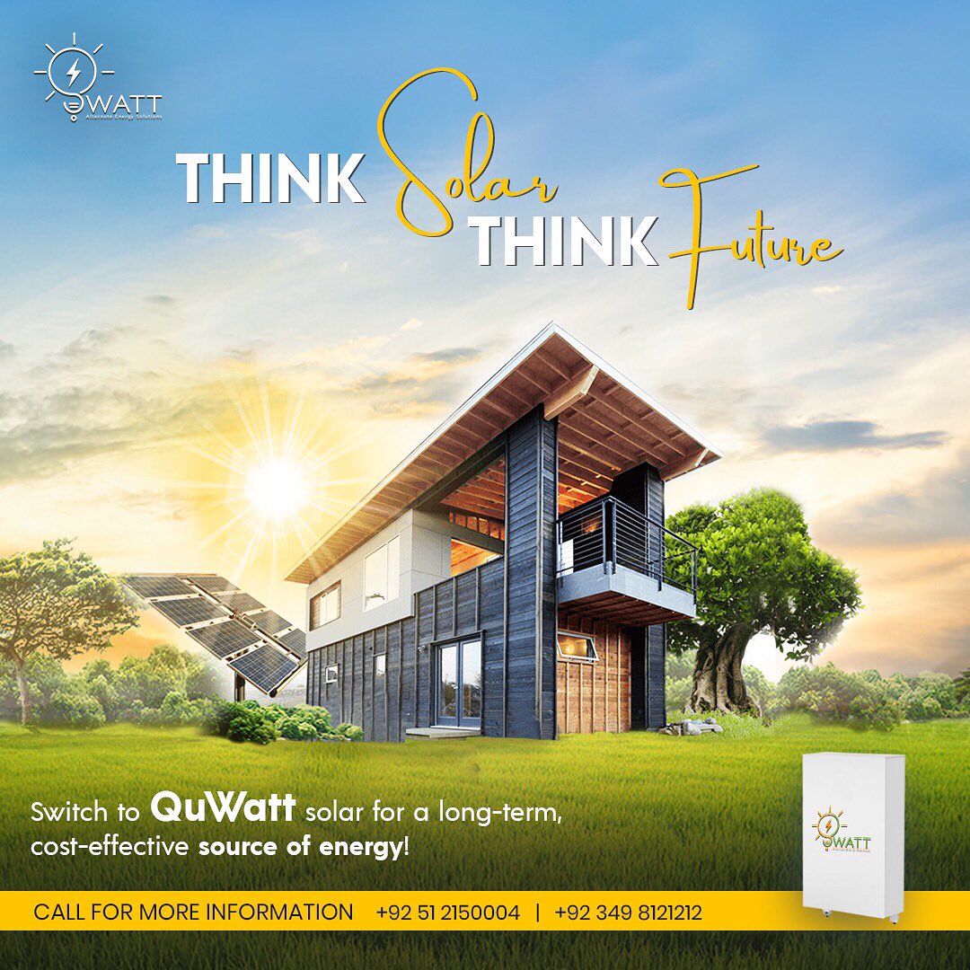 quwattsolar's tweet photo. Make your future secure with QuWatt.
Switch now for a long-term, cost-effective source of energy.☀️
#solarbattery #highcost #electricitybills #government #additionalcost #gosolar #savebig #savecost #solarenergy #quwatt https://t.co/4i3dc0Wtho