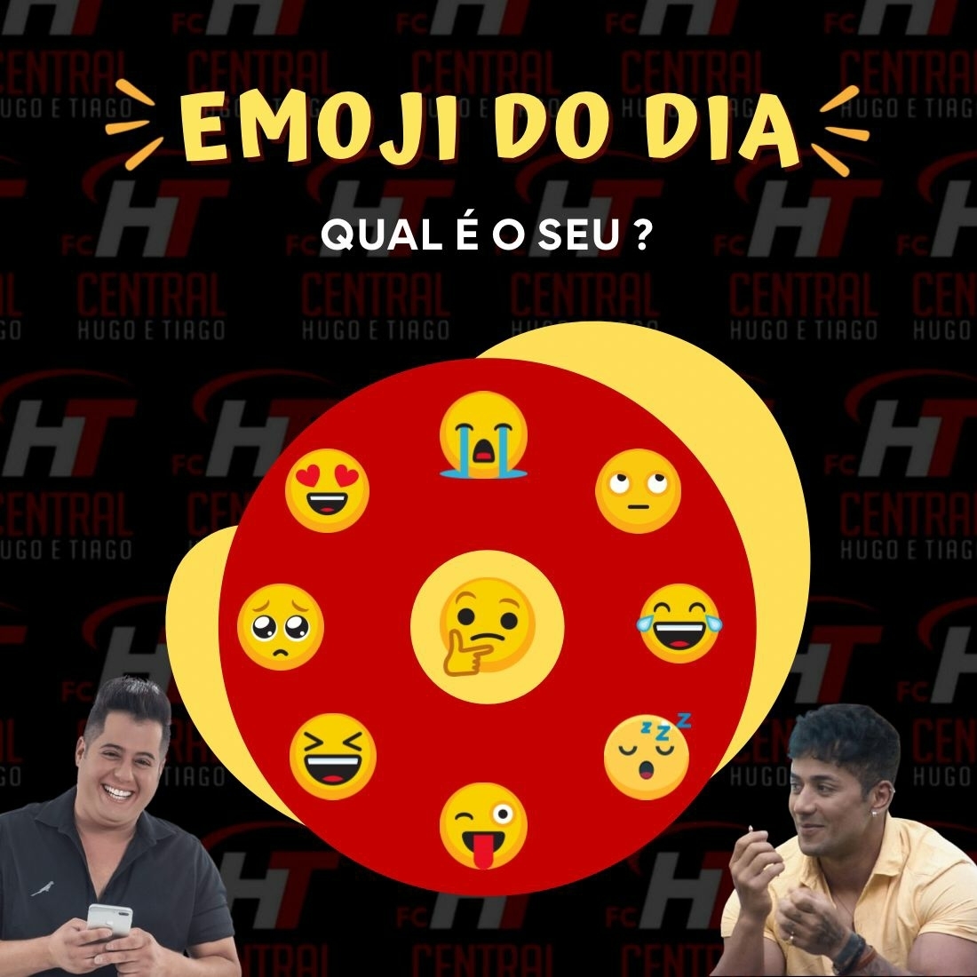 centralhet's tweet photo. Como está seu humor hoje? Nos conte colocando nos comentários, um emoji da roleta. https://t.co/2II3yAA1QA