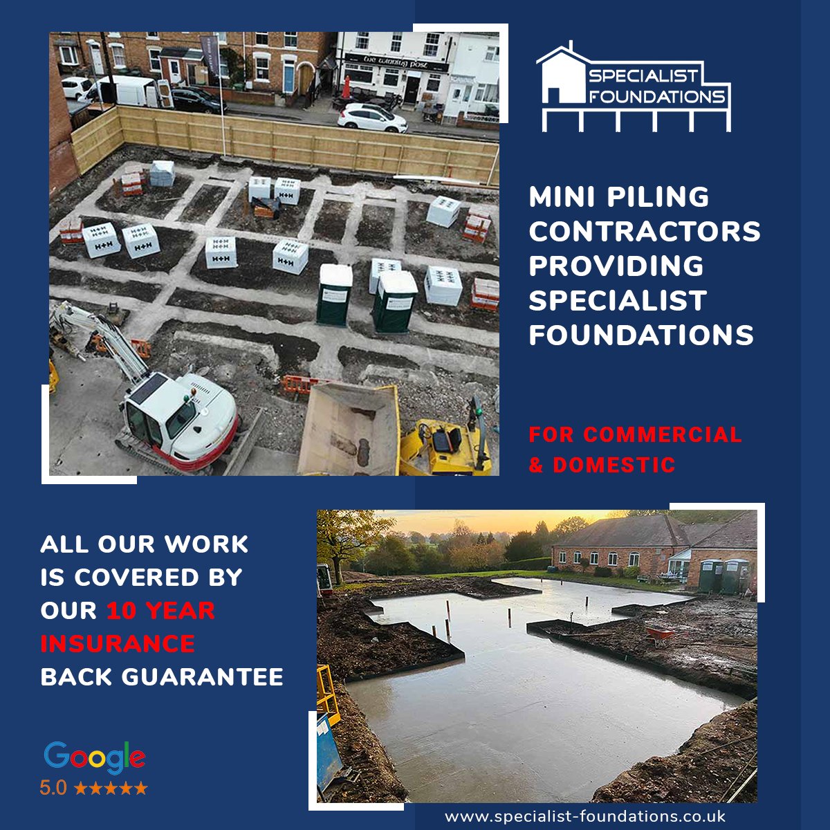 LtdFoundations's tweet photo. For a free no obligation quotation, call us directly on 01299 270298, or visit our website: https://t.co/Keutvsc10A

#Specialistfoundtions #piling #groundworks #foundationdrill #foundationworks #engineering #building #minipiling #concrete #underpinning #siteinvestigations https://t.co/yfdu7dRBr4