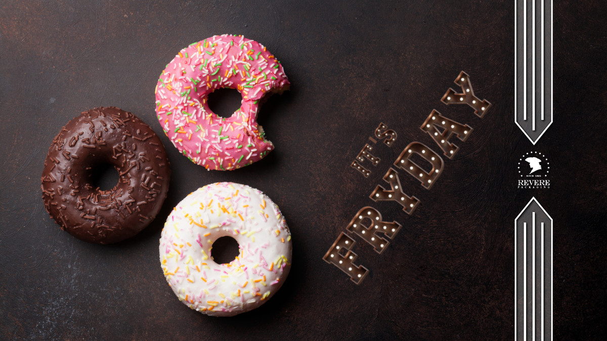 ReverePackaging's tweet photo. It's a magical day for the #DonutDude... It's F R Y D A Y!
🍩🍩🍩  Revolutionary #Bakery Day  🍩🍩🍩 https://t.co/PgGPclbc3m
