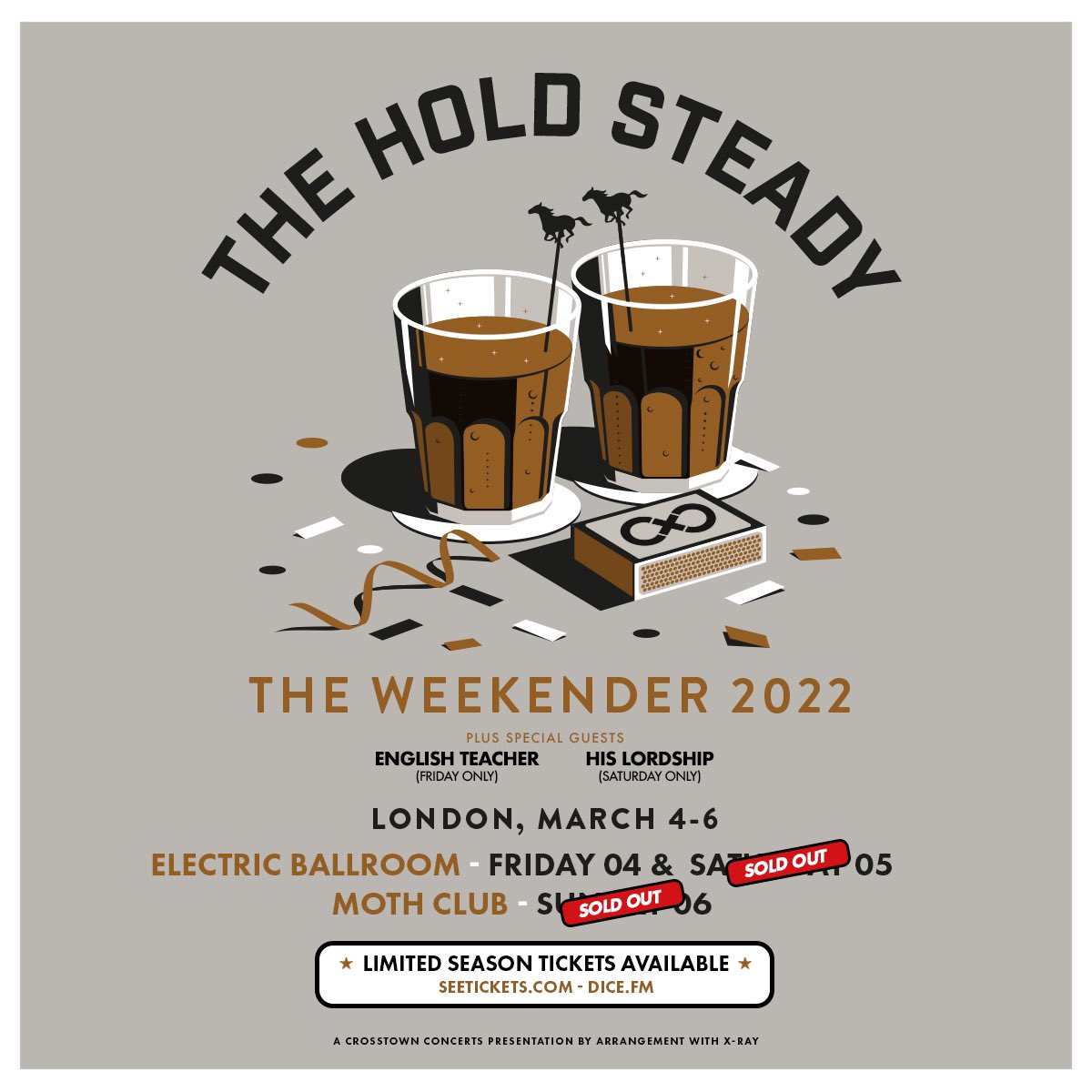 HisLordshiprock's tweet photo. !!!Newsflash!!!
His Lordship will be supporting The Hold Steady on Saturday 5th March at The Electric Ballroom, Camden Town. The show is sold out but if you’re lucky enough to have a ticket, see you there!
#hislordship #rocknroll #london #jameswalbourne #krissonne https://t.co/3pKB0vOXRK