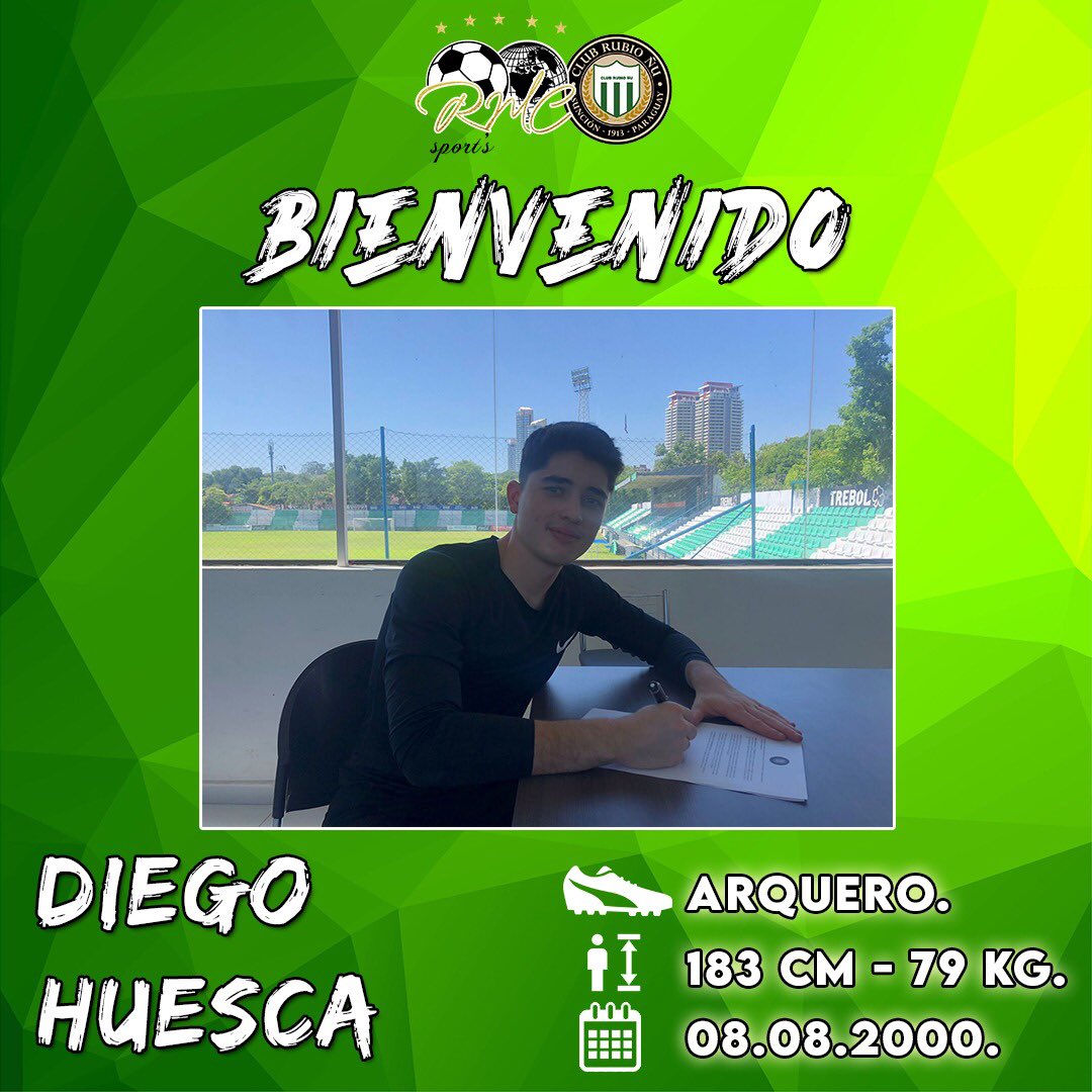 rubionu1913's tweet photo. 𝙅𝙀𝙍𝘼𝙍𝙌𝙐𝙄́𝘼 𝙀𝙉 𝙀𝙇 𝘼𝙍𝘾𝙊 🧤🛡 
Damos la bienvenida a @diego_huesca, arquero paraguayo de gran proyección. 
¡A romperla, Diego! 
#VamosRÑ https://t.co/wKq7GkBGKF