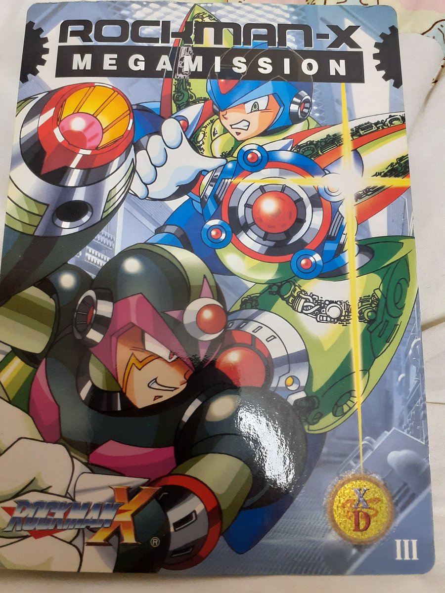 ロックマンXメガミッションのジャンボカードダス！ イクスかっこいい
