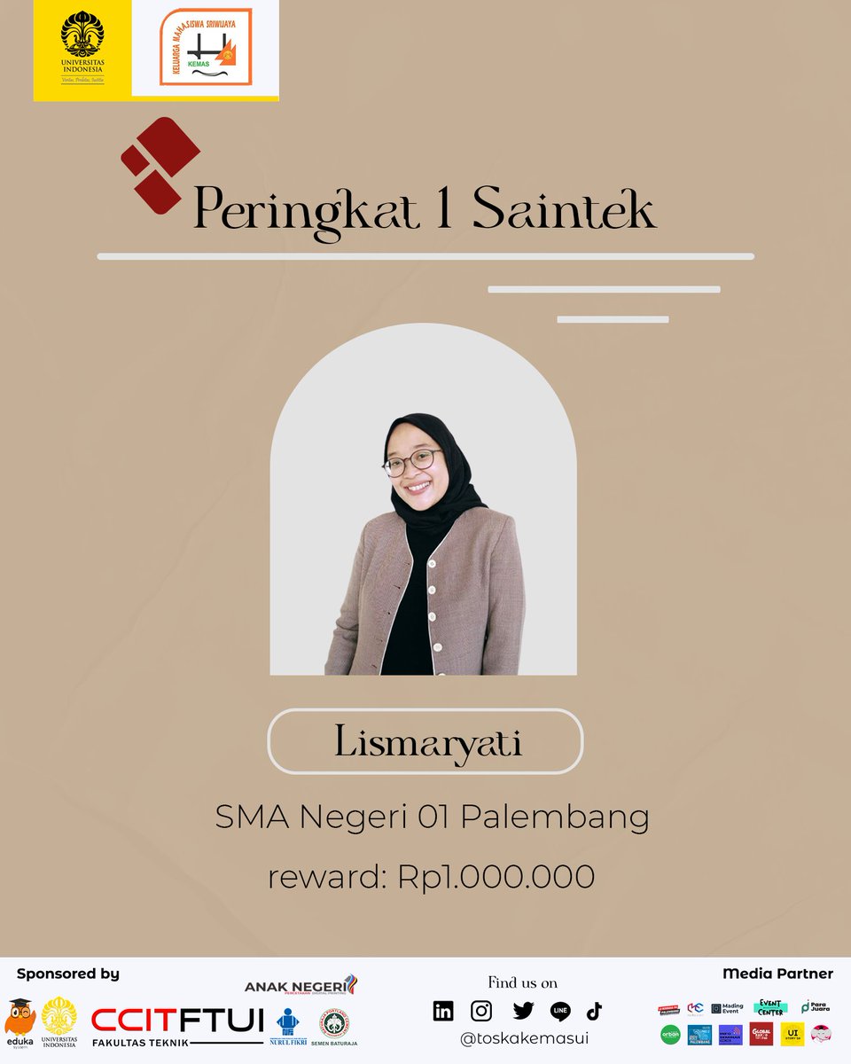 TOSKA KEMAS UI 2022 tweet media