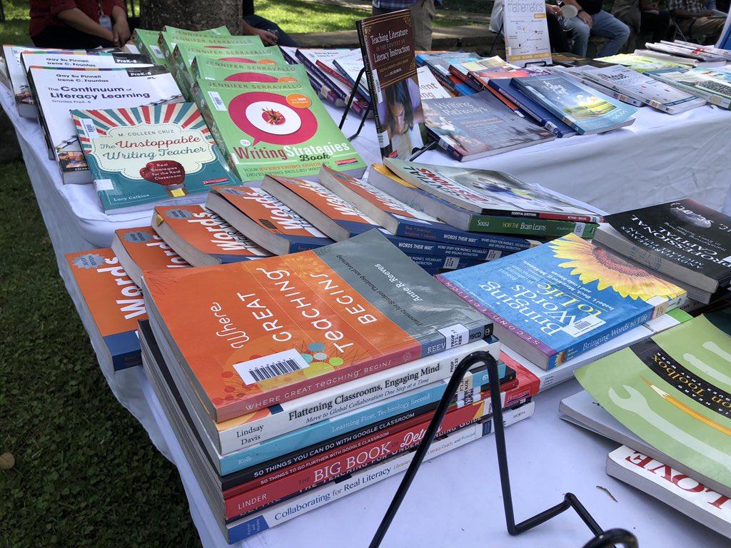 The beautiful <a href="/GenetSeble/">Seble Genet</a> who organized a wonderful afternoon for staff to visit our amazing collection of professional resources. <a href="/JulieHStern/">Julie Stern</a> - can you spot one of your books? || #icsaddis