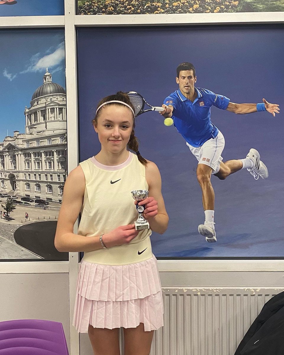 P10Tennis's tweet photo. Well done to @MiaWainwright07 who reached her first ITF Junior Singles final this week in Liverpool. This will take Mia (14yrs old) up to a projected ITF Ranking of 850.
Mia also reached the quarterfinals of the Doubles with her partner @sarahcopley11
#P10 #ProjectTen #ITF https://t.co/KSjjcIfWbI