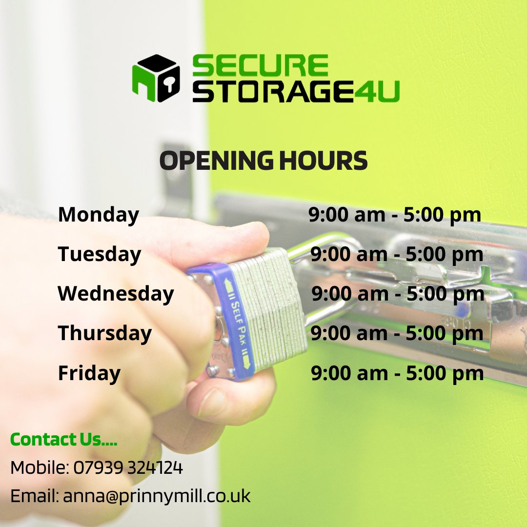 ⚠️We have #Storage #Space Available ⚠️

So don't forget to call and book your viewing today!

We look forward to seeing you all 😀

#SS4U #Storage #Haslingden #Unit #Rossendale
