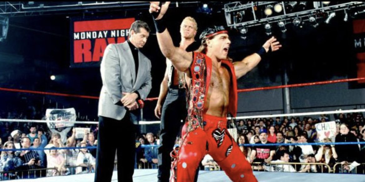 Many people remember the Ladder Match rematch between Shawn Michaels and Razor Ramon at Summerslam 1995. Originally, Shawn was supposed to defend the title against Psycho Sid, who months earlier had turned on Shawn and powerbombed him three times, leading to Shawns babyface turn.