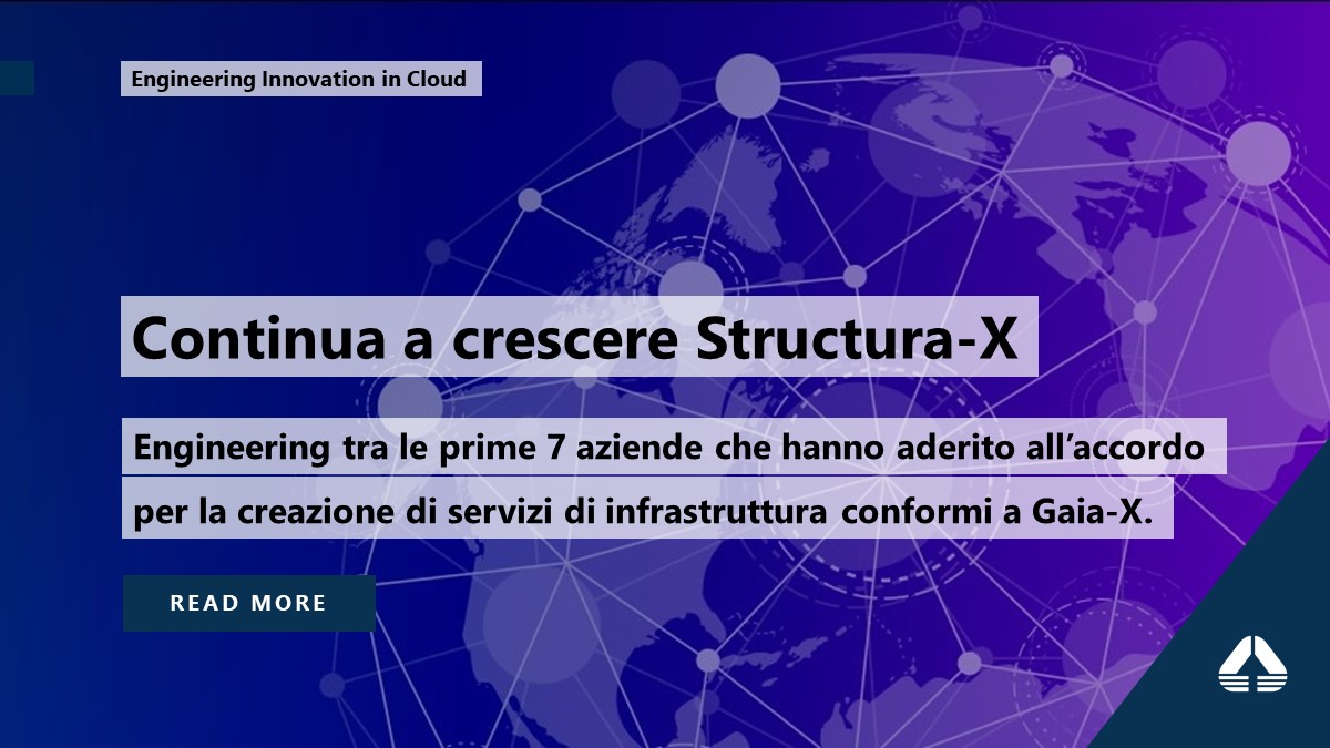 EngineeringSpa's tweet photo. Continua a crescere #StructuraX, il progetto per l'infrastruttura #Cloud europea. Engineering è tra le prime 7 aziende che hanno aderito all’accordo per creare servizi di infrastruttura conformi a @gaiax_aisbl. #DataStrategy #DataSovereignty
Il comunicato: https://t.co/E0lpDtnP2x https://t.co/KqWy2ENOyI