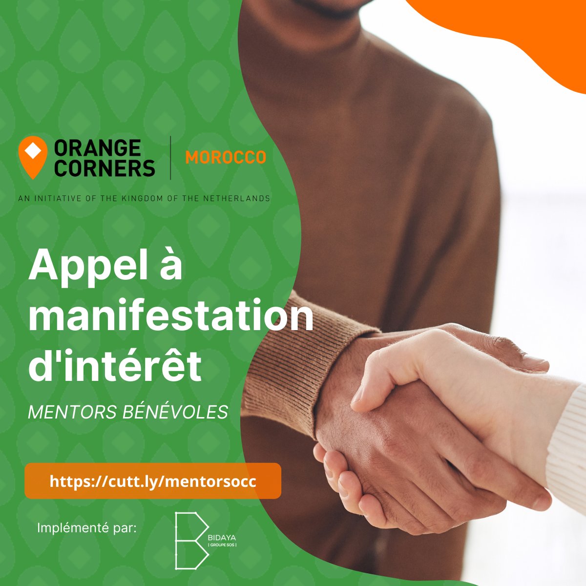 🔶 🔸Appel aux mentors! 🔸 🔶
Être le mentor d'un porteur de projet c'est être son modèle, sa référence !
Nous faisons appel aux mentors bénévoles pour accompagner nos brillants entrepreneurs dans la cutt.ly/mentorsocc