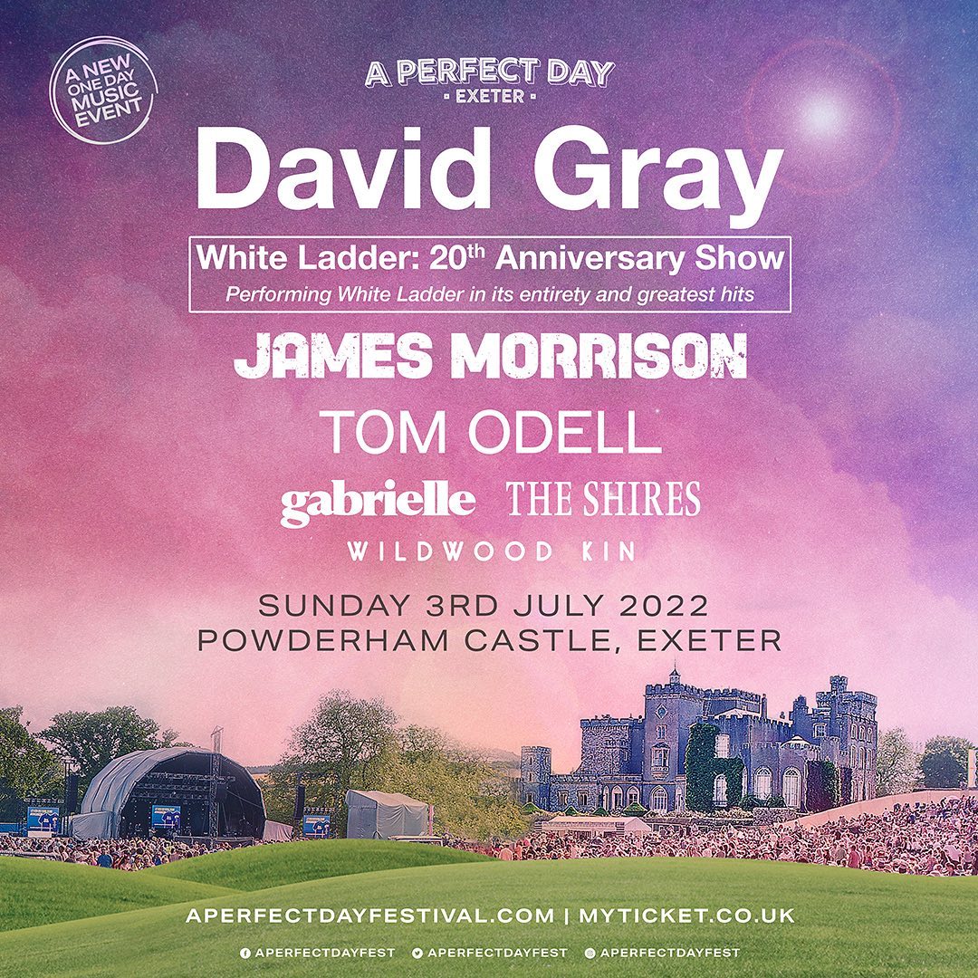 JamesMorrisonOK's tweet photo. Exeter! Can't wait to @APerfectDayfest in July, see you there 🙌 Tickets on sale now: https://t.co/XaPFOqzP3e https://t.co/cBqPbkT8fR