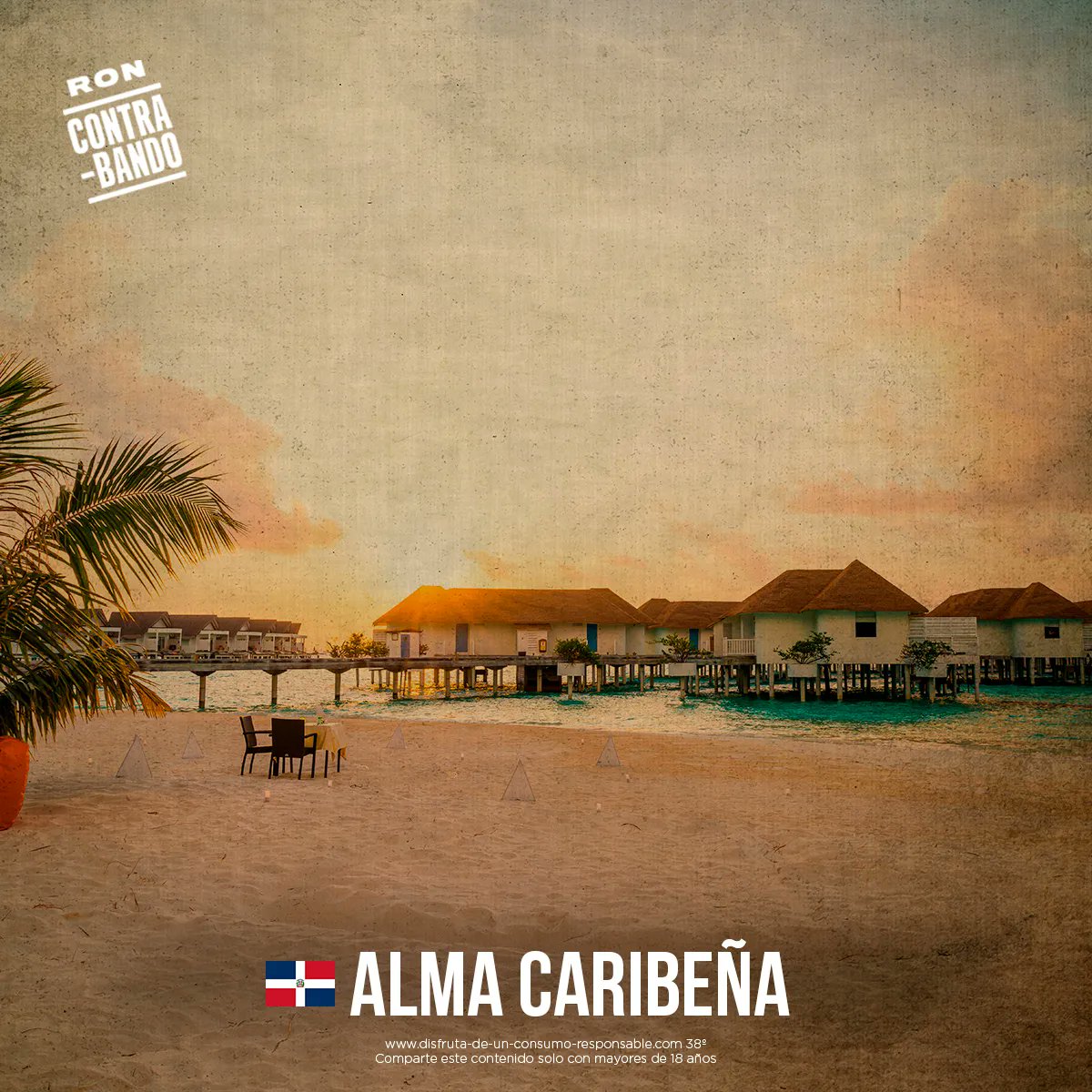 Déjate llevar por nuestro <a href="/RonContrabando/">Ron Contrabando</a> y su esencia caribeña. 🌴❤️  #Caribe