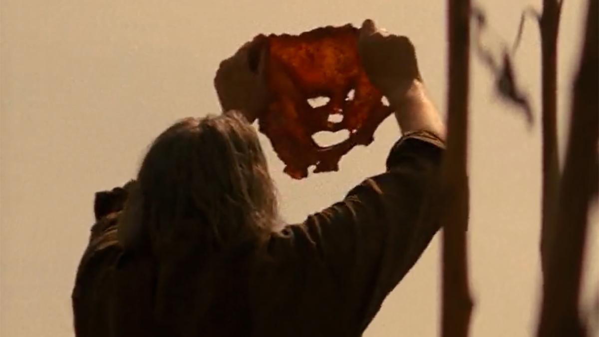 Chriscl90542384's tweet photo. I really did enjoy the 2022 Texas Chainsaw Massacre movie. The Kills were beautiful and the two core characters were likeable. But I just don't know how to feel about the last few seconds of the movie #horror #TexasChainsawMassacre https://t.co/OczrdzLjjg