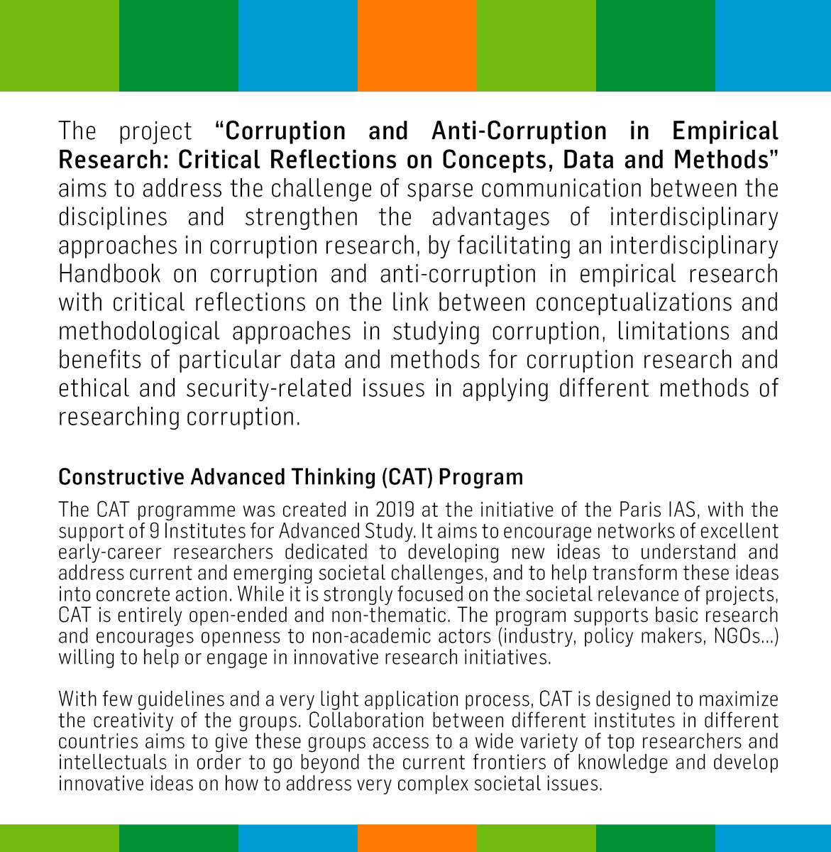 casadevelazquez's tweet photo. ✨#TODAY, from 11:30 to 13:30, the MIAS-EHEHI seminar welcomes @IlonaWysmulek, @MPovitkina and Oksana Huss within the #NetIAS CAT Programme.
A project overview to work on their subject: 'Corruption and (anti)Corruption in Empirical Research'.
https://t.co/MM5zgJbM0W https://t.co/nBgwZVgNnv