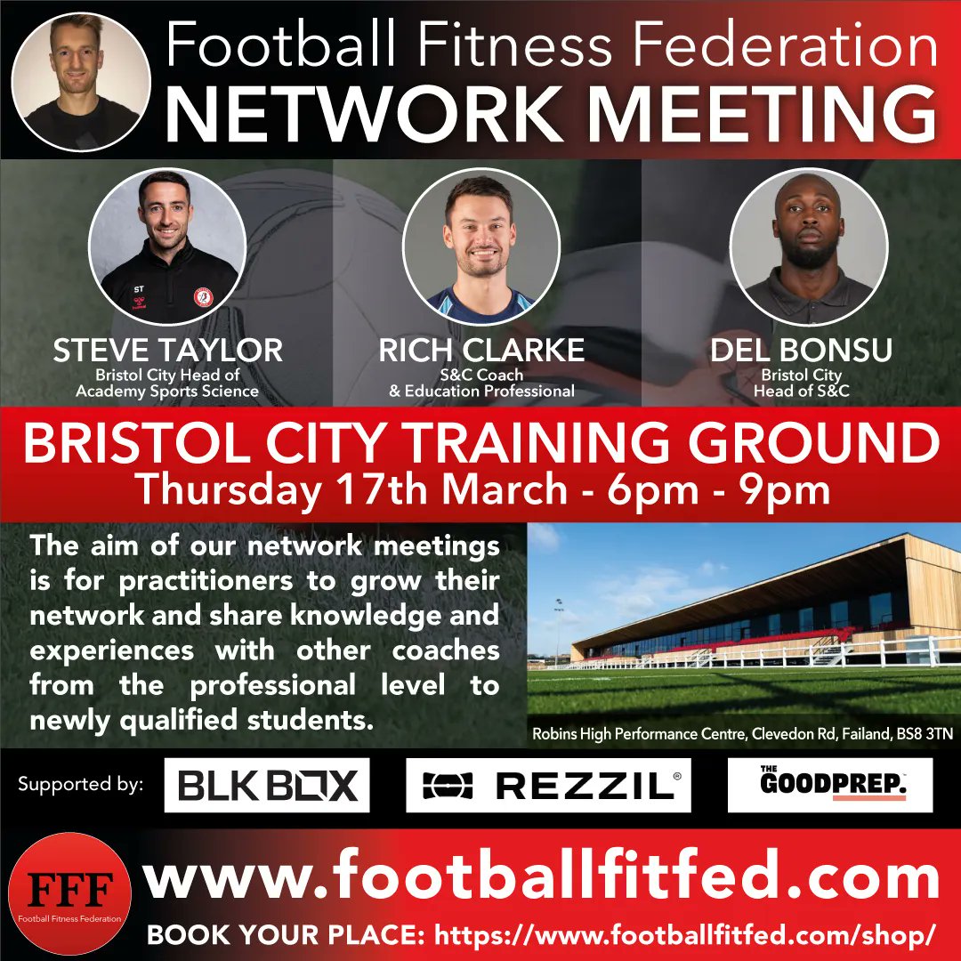 Our next 2 #networkingevents 🤝 Wed 2nd Mar @OUFCOfficial with @c_nev1 & @H_Routledge Tickets👉buff.ly/34bDpvb Thurs 17th Mar @BristolCity with @st10g08 @Bonsu15Del & @RICH_AgilityLab Early Bird Tickets👉buff.ly/3AVhLrm @BLKBOXFITNESS @rezzil @TheGoodPrepHQ