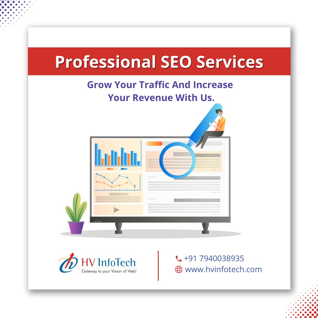 hvinfotech's tweet photo. Grow your traffic and increase your revenue with us.

If you require any type of web development or digital marketing services call: +91 7940038935 or visit: https://t.co/t8ILCVZZwo
#hvinfotech #digitalmarketingservices #digitalmarketingagencyahmedabad #seo #seoservices https://t.co/Gx08v3Oee3