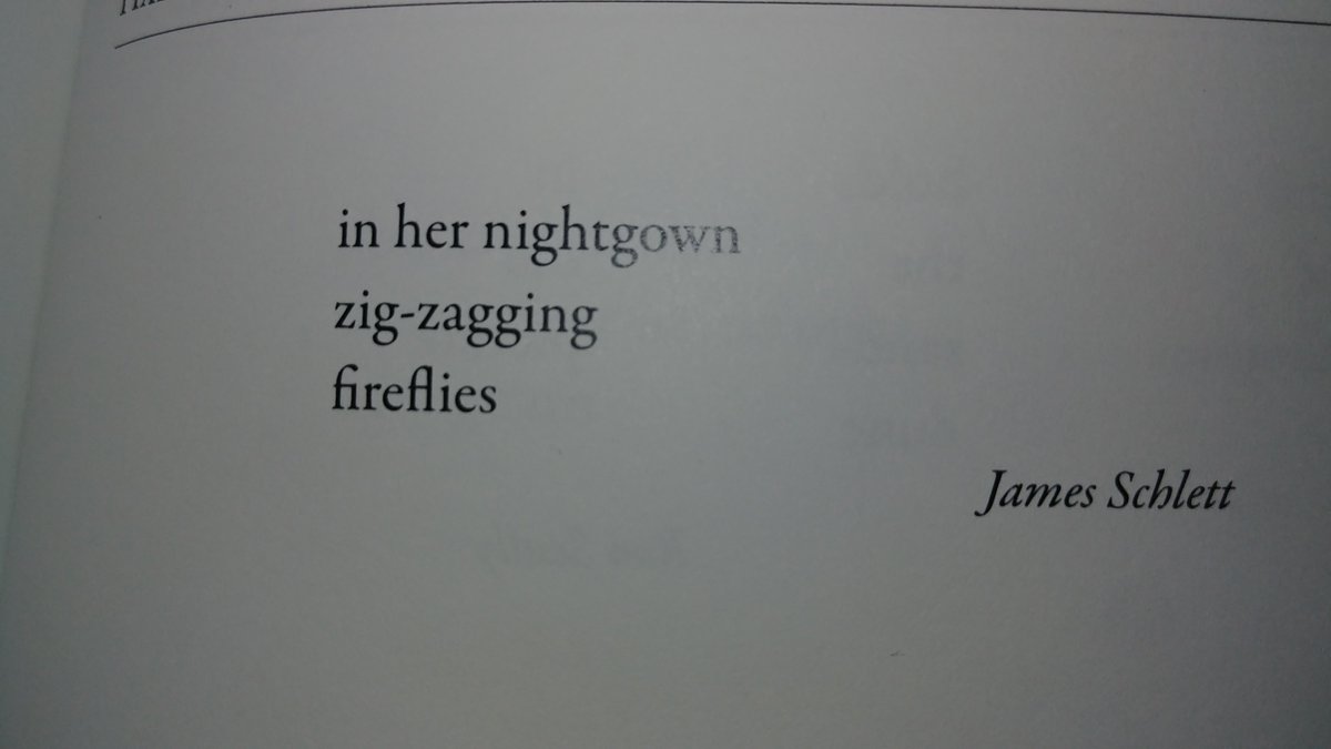 I got this #haiku published in the winter 2022 issue of Modern Haiku:

in her nightgown
zig-zagging
fireflies

#poetry #microverse #fireflies #childhood #fatherhood