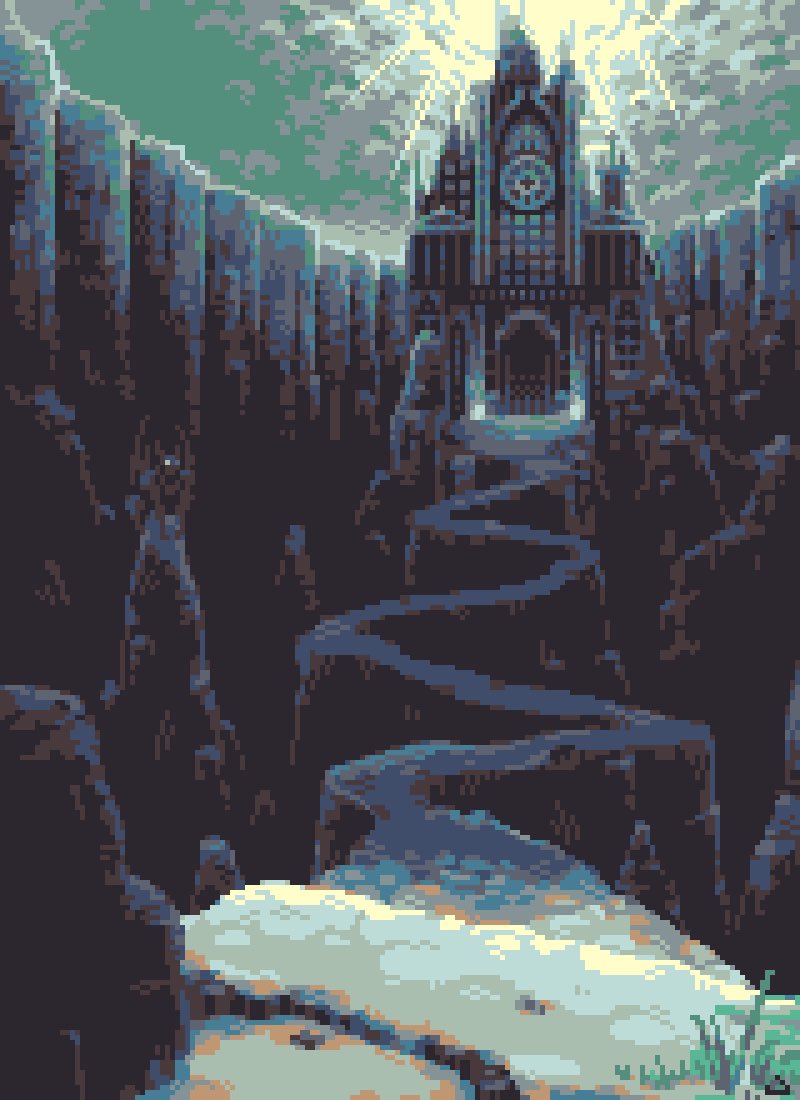 _pointnil's tweet photo. idk pixel thimg kinda gave up on it lol #Pixelart #ドット絵 https://t.co/7XO7tNCLSQ