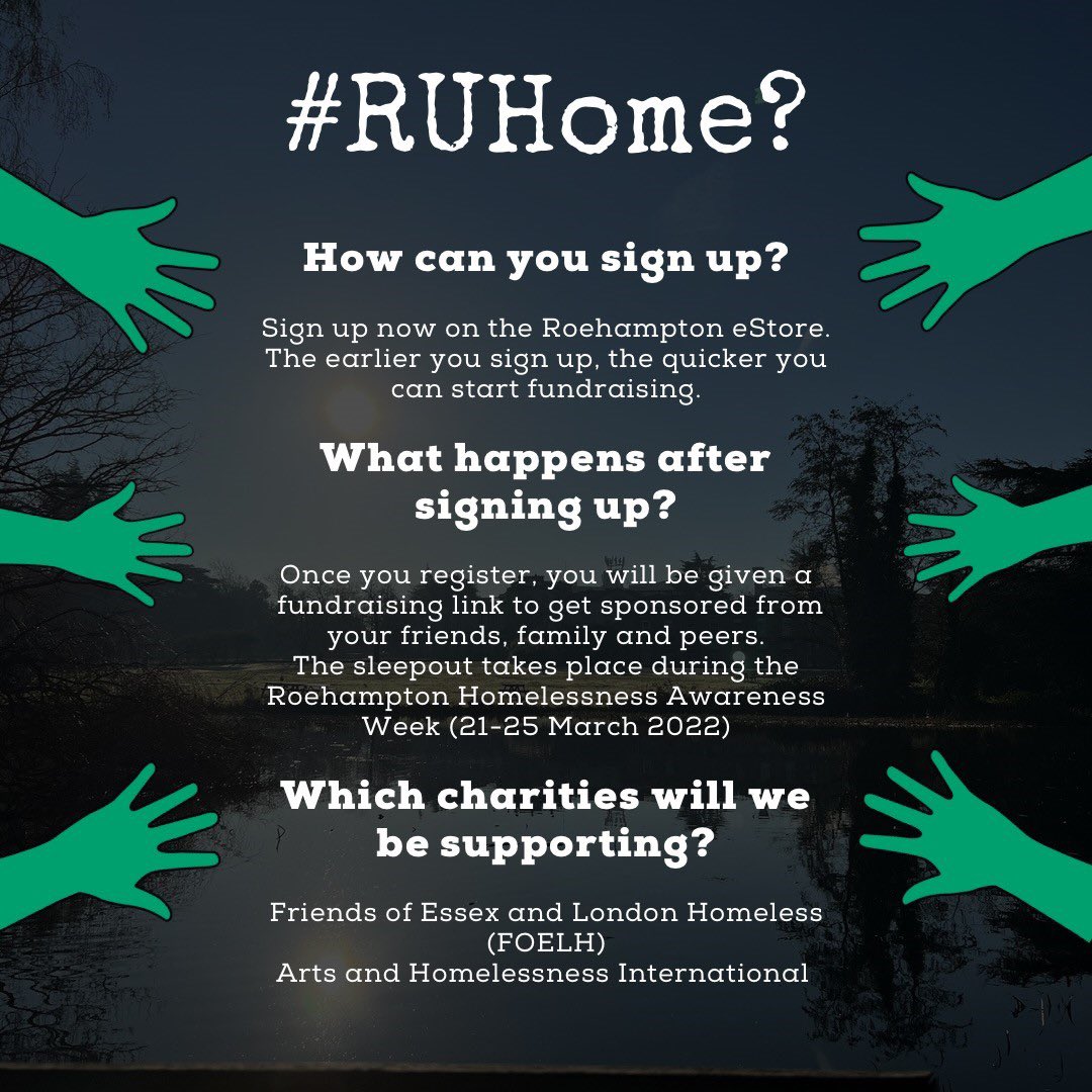 RoeSupport's tweet image. If you want to be involved in our SLEEPOUT then here is how you can get involved!! #RUHome
