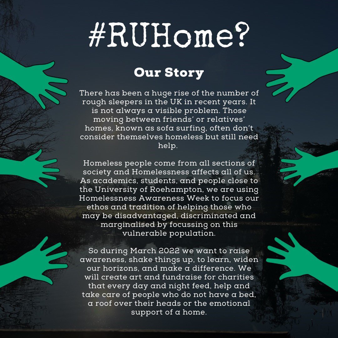 If you want to be involved in our SLEEPOUT then here is how you can get involved!! #RUHome