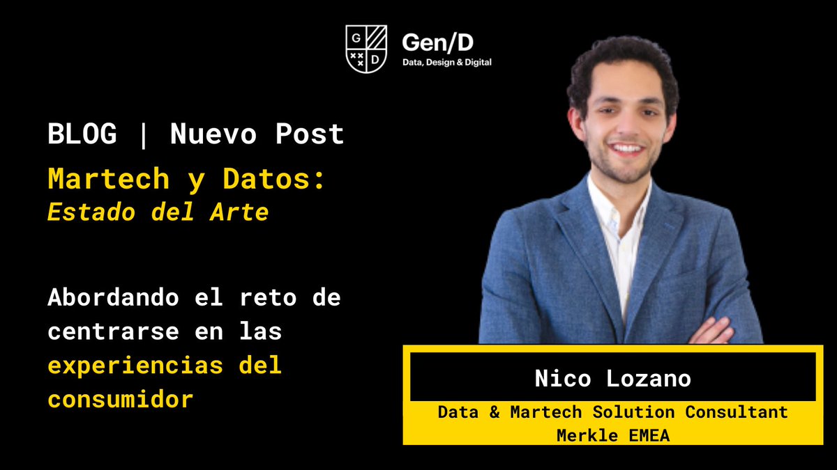👉🏻  Nueva entrada en el Blog
gend.es/martech-y-dato…

<<Martech y Datos: Estado del Arte>>

Omnicanalidad | Customer Experience | Real-Time | Next Best Action | Inteligencia Artificial | Personalización 1:1 | Contenido a escala

Te lo contamos, ¡No te lo pierdas!

#gend #martech