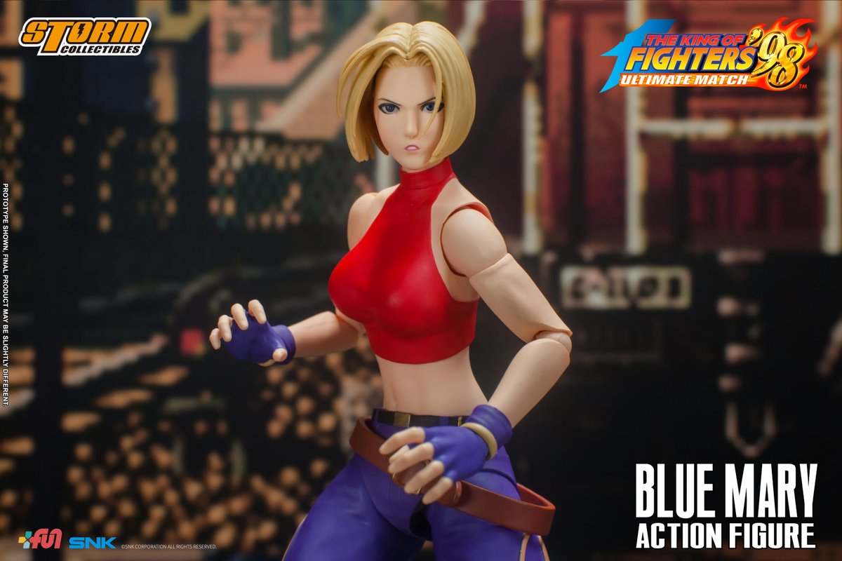AhlexTerry's tweet photo. Primeira imagem de Blue Mary da linha de colecionáveis da Storm!
#stormcollectibles #stormco #bluemary #KOF98 #snkbrasil https://t.co/Kz61A50fdb