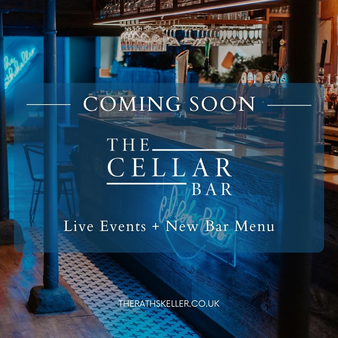 🚨BIG NEWS🚨 We’re excited to announce The Cellar Bar is coming soon! GIVE US A FOLLOW AND SHARE ON INSTAGRAM 🥳 instagram.com/thecellarbar_/
