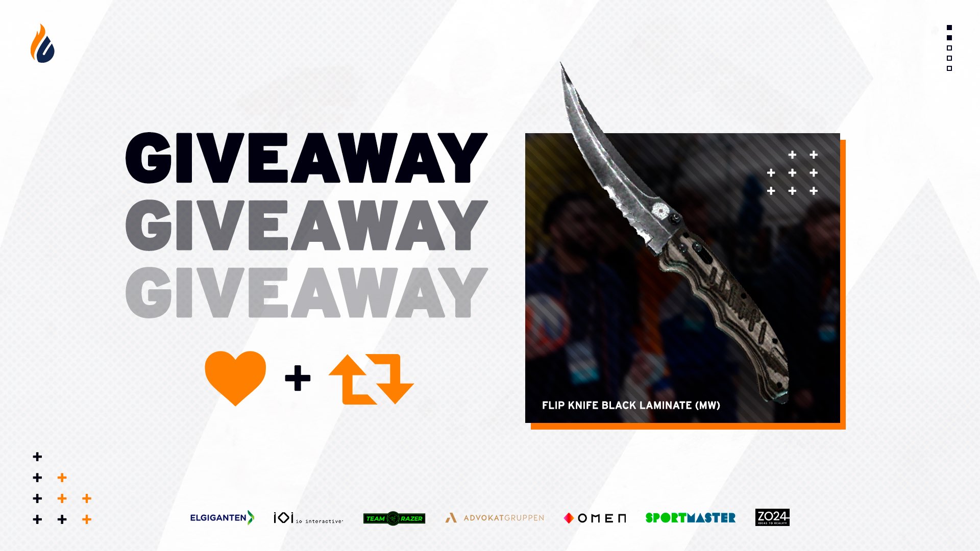 Copenhagen Flames on Twitter: giveaway time! picked a knife for a lucky winner - a Flip Knife Black Laminate Minimal To enter: like, and tell us which Flames